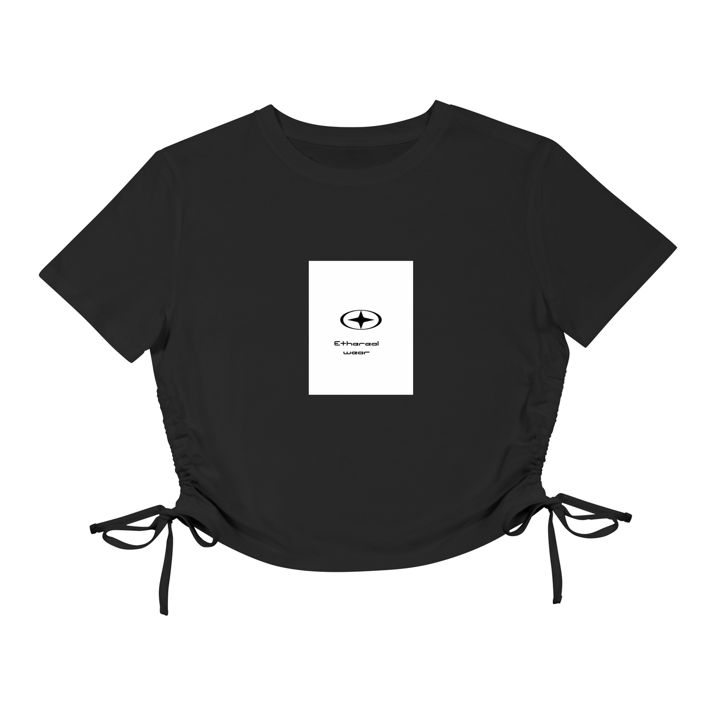 ETHEREAL WEAR - Ruched Baby Tee